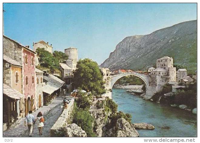 MOSTAR - LE PONT (ANCIEN, AVANT LA GUERRE) - 1979 - Bosnie-Herzegovine
