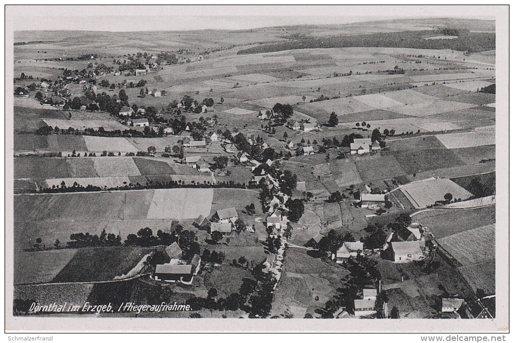 AK Dörnthal Erzgebirge Fliegeraufnahme Junkers Luftbild Bei Olbernhau Pfaffroda Sayda Forchheim Mittelsaida Pockau - Mulda (Erzgeb.)