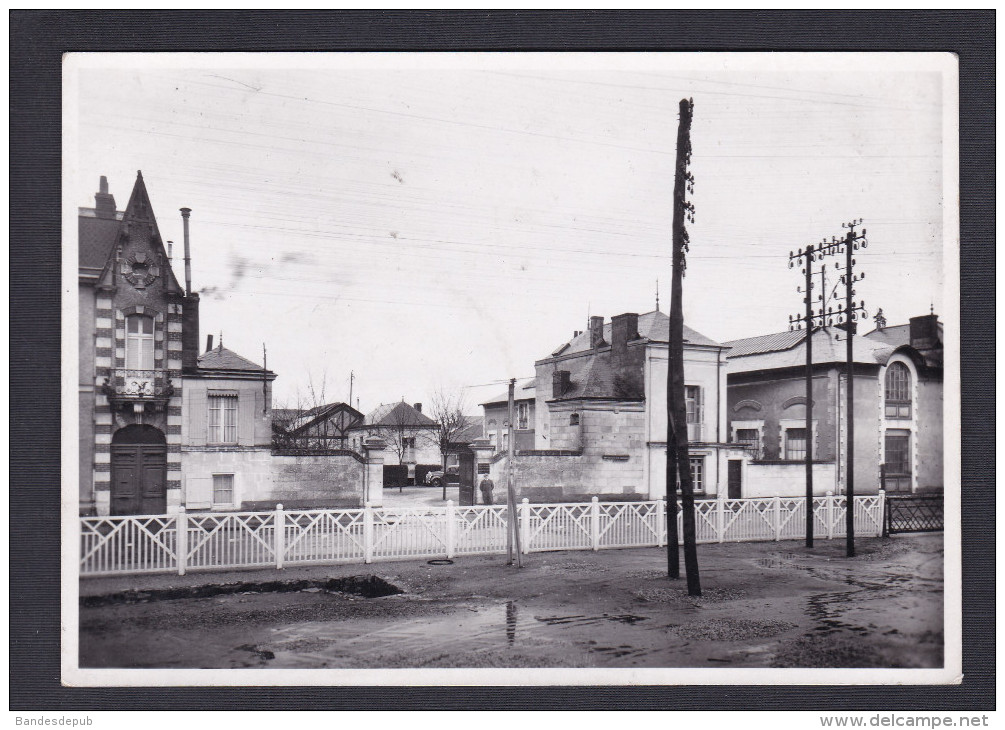 Photo Originale Etablissements Marcel Galle Saumur Vue Prise De La Gare - Places