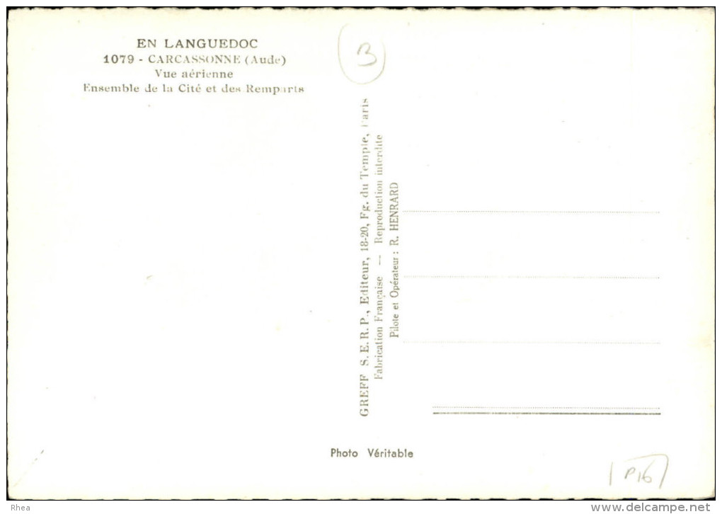 11 - CARCASSONNE - Vue Aérienne - Carcassonne