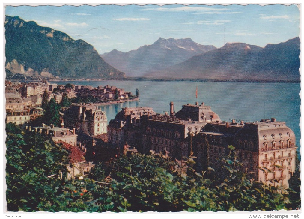 SUISSE,SWITZERLAND,SVIZZERA,SCHWEIZ,HELVETIA,SWISS ,VAUD,MONTREUX,IL Y A 60 ANS - Montreux