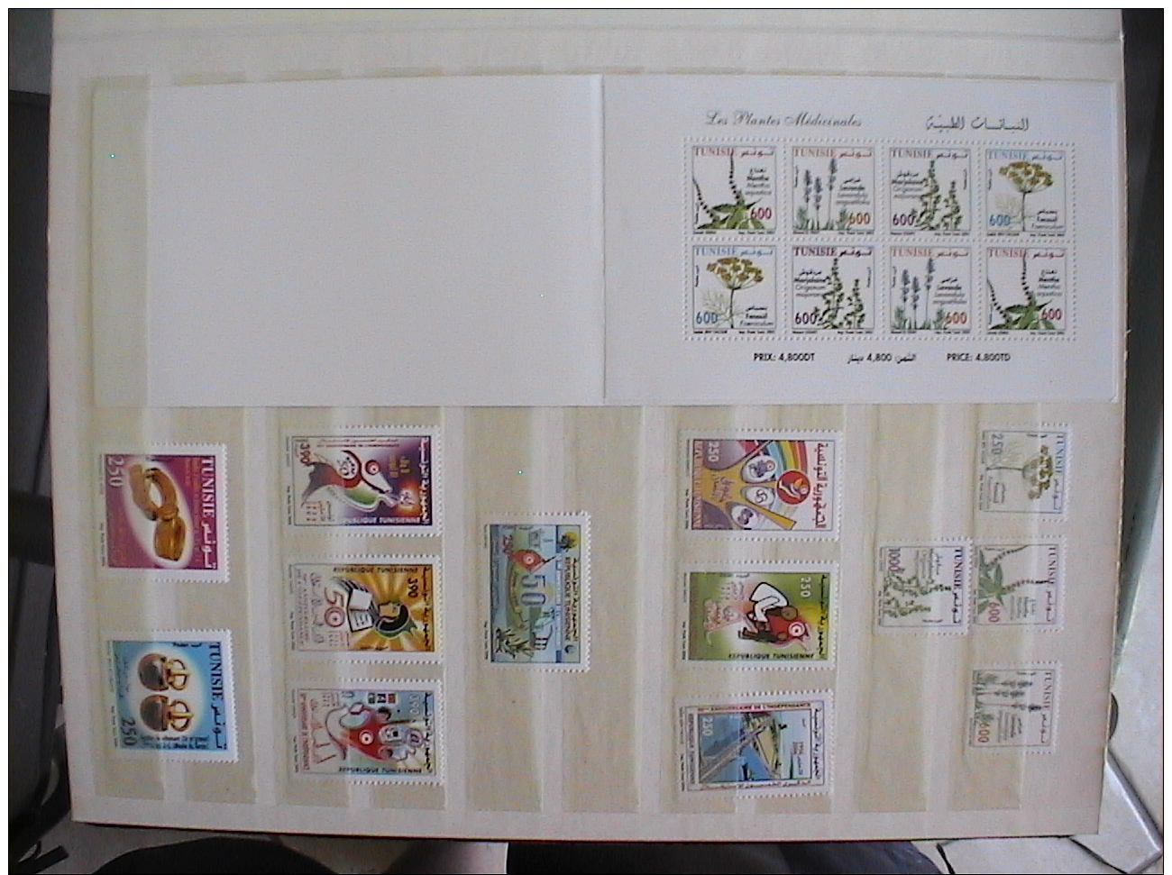 K Collection République Tunisienne  blocs, carnets et timbres **. A saisir !!!