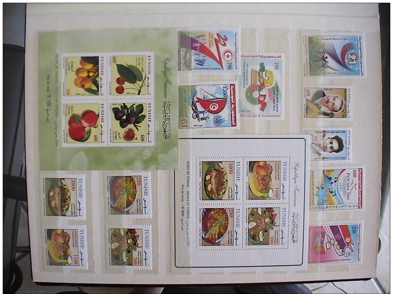 K Collection République Tunisienne  blocs, carnets et timbres **. A saisir !!!