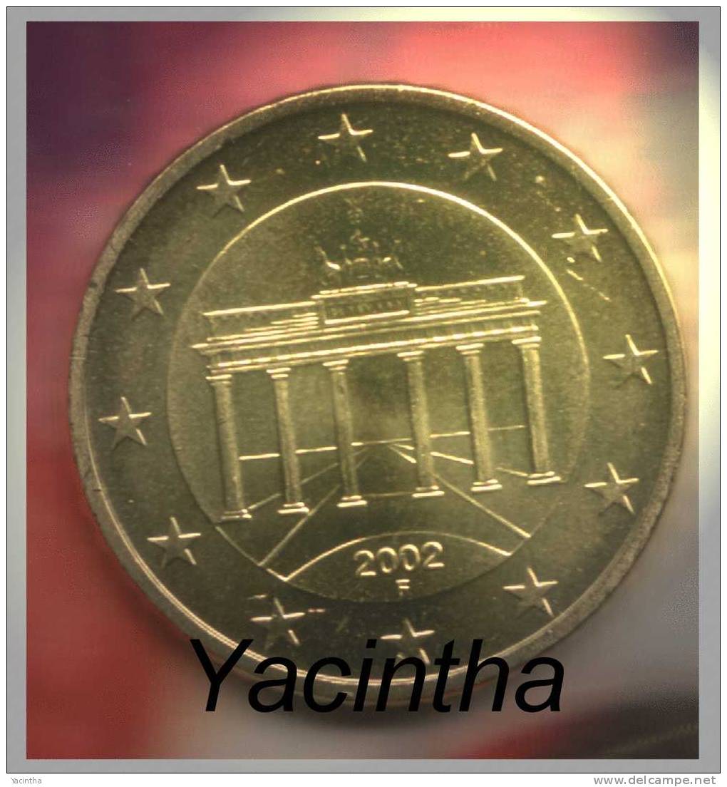 @Y@  Duitsland  /  Germany   5 0  Cent    2002   D      UNC - Germania