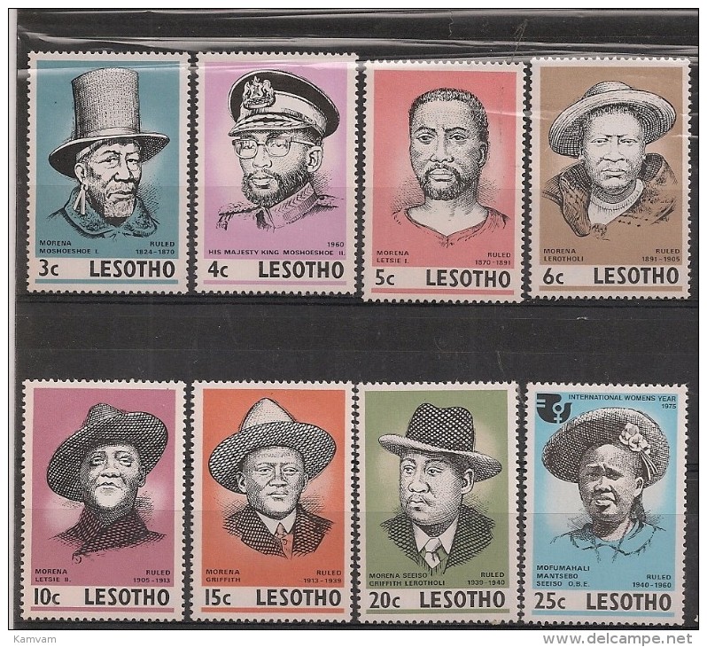 Lesotho 1975 Leaders Of Lesotho NSCH MNH ** - Liberia