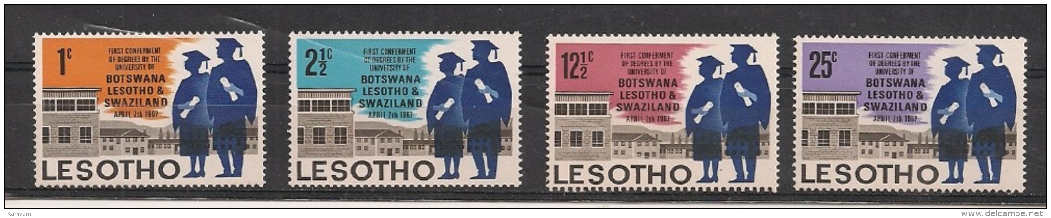 Lesotho 1967 Botswana Lesotho & Swaziland  NSCH MNH ** - Liberia