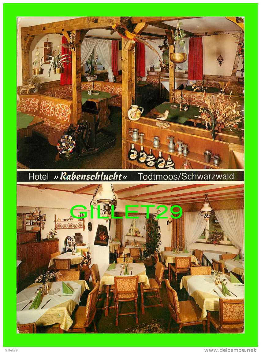 TODTMOOS, GERMANY - HOTEL-RESTAURANT-CAFÉ, RABENSCHLUCHT - CIRCULÉE EN 1985 - - Todtmoos