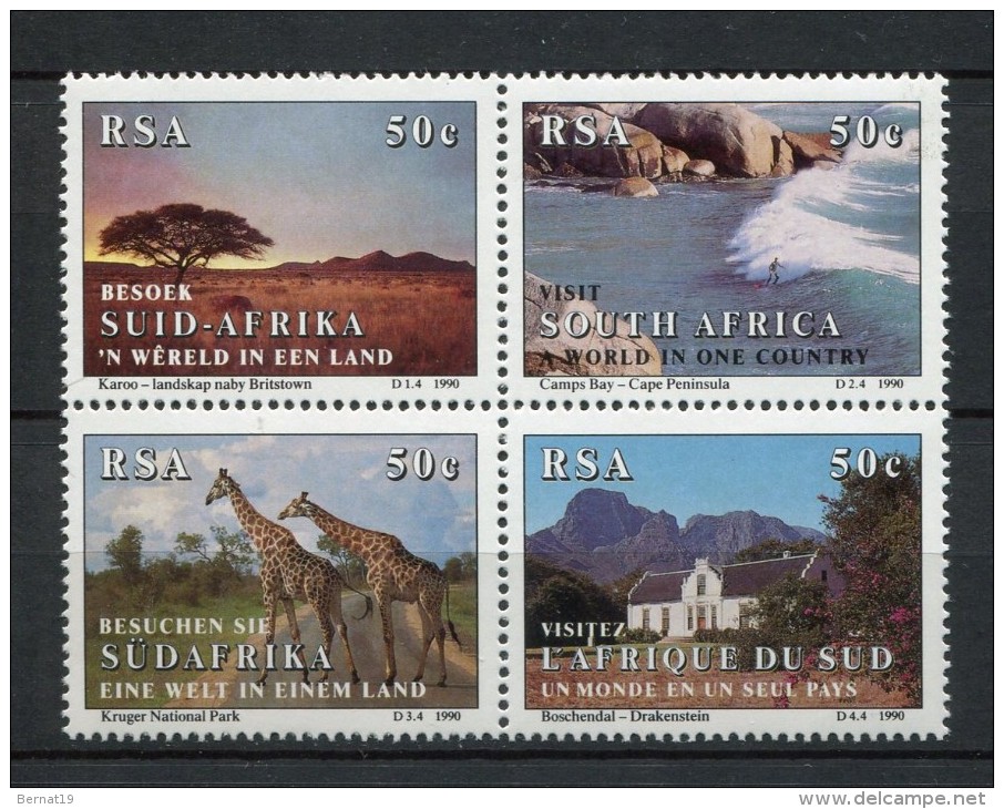 RSA 1990. Yvert 721-24 ** MNH. - Ungebraucht