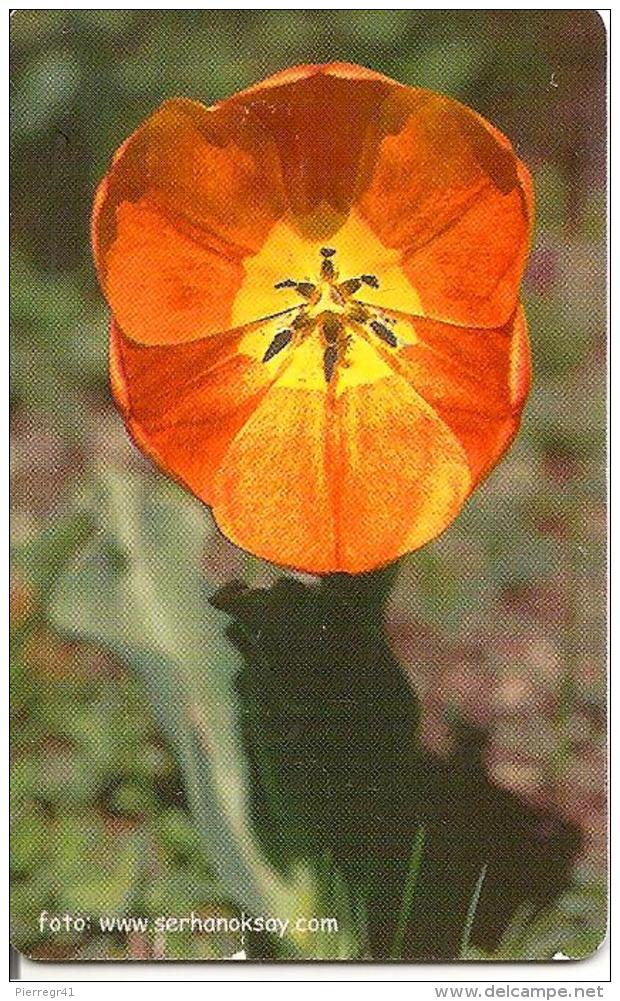 CARTE-PUCE-TURQUIE-2007-FLEUR De PAVOT !!-TBE - Fleurs