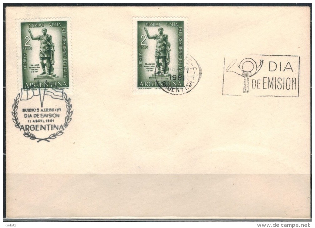 ARGENTINIEN 1961 - FDC Mit  MiNr: 773 Used - FDC