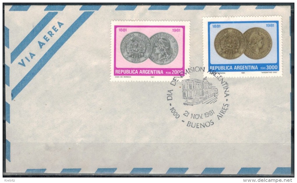 ARGENTINIEN 1981 - FDC Mit  MiNr: 1539-1540 Komplett  Used - FDC