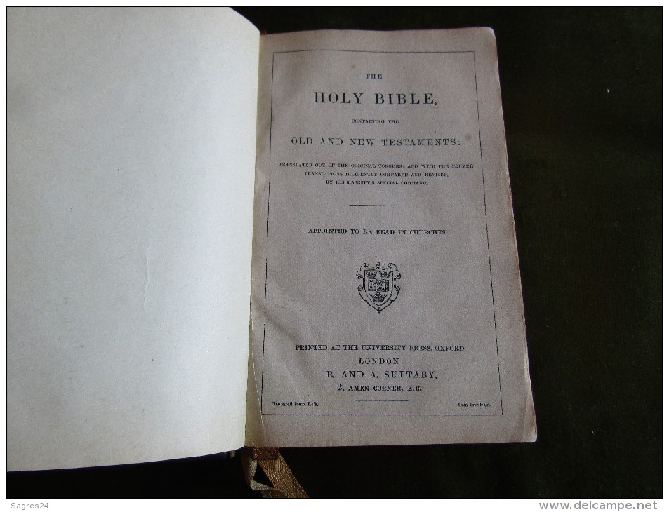 The Holy Bible - Containing The Old And New Testaments - Bibbia, Cristianesimo