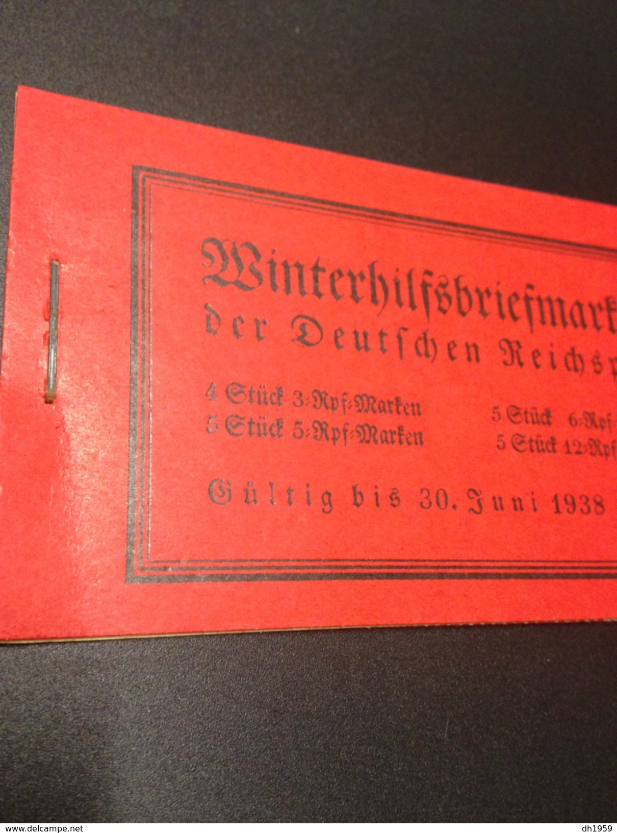 DEUTSCHES REICH ... 8 CARNETS / MARKENHEFTCHEN / BOOKLET  FORTE COTE !!! SECOND CHOIX !!! SE TENANT !!!