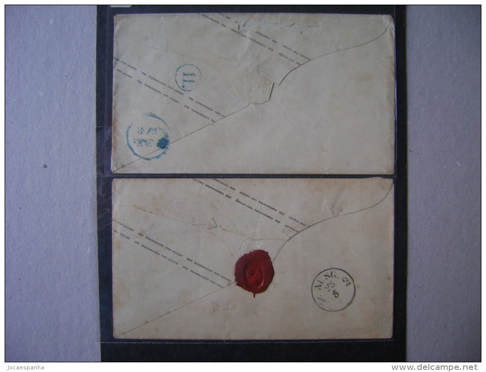 PRUSSIA - 2 LETTERS SENT AS - Postal  Stationery