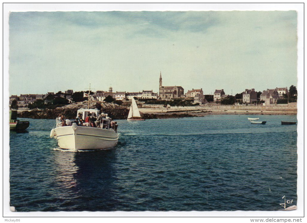 Ile De BATZ--1968-- Vue Générale Et La Vedette Pour Roscoff,cpsm 15 X 10  N°1510  éd JOS......à Saisir - Ile-de-Batz