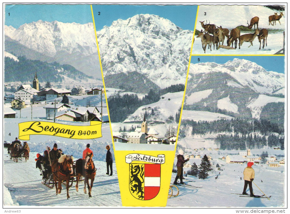 AUSTRIA - ÖSTERREICH - AUTRICHE - 1971 - 2,50 Linz + Empfänger Unbekannt - Wintersportort Leogang 840 M - Viaggiata D... - Leogang