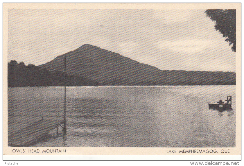 Lac Memphrémagog Lake - Owl's Head Mountain - Unused - Courtesy G.A. Abbott Magog - 2 Scans - Other & Unclassified