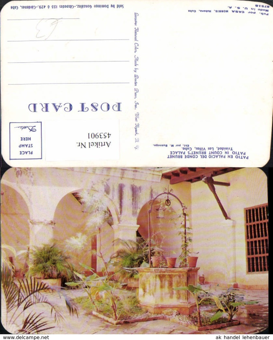 453901,Cuba Las Villas Trinidad Patio In Count Brunets Palace Brunnen - Sonstige & Ohne Zuordnung