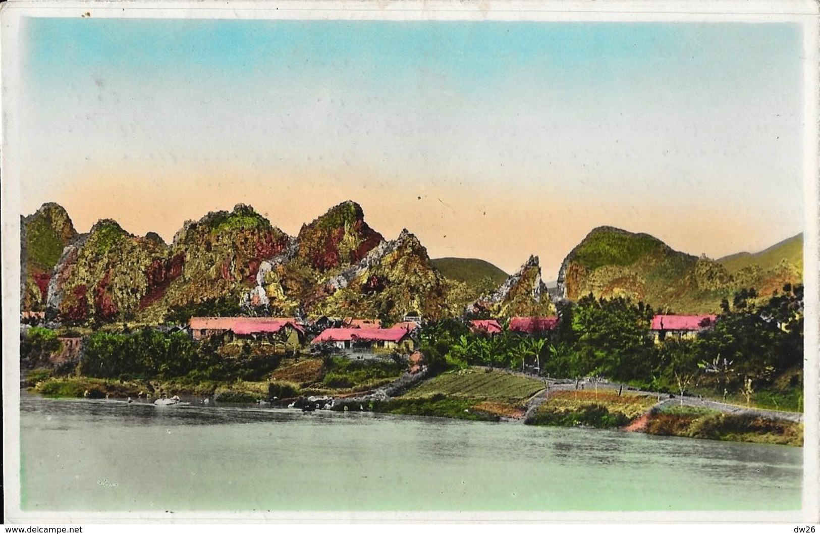 Nord Viet-Nam - Indochine - Province De Lang-Son - Rochers De Ky-Lua - Edition P.C. Paris - Carte Colorisée N° 19 - Viêt-Nam