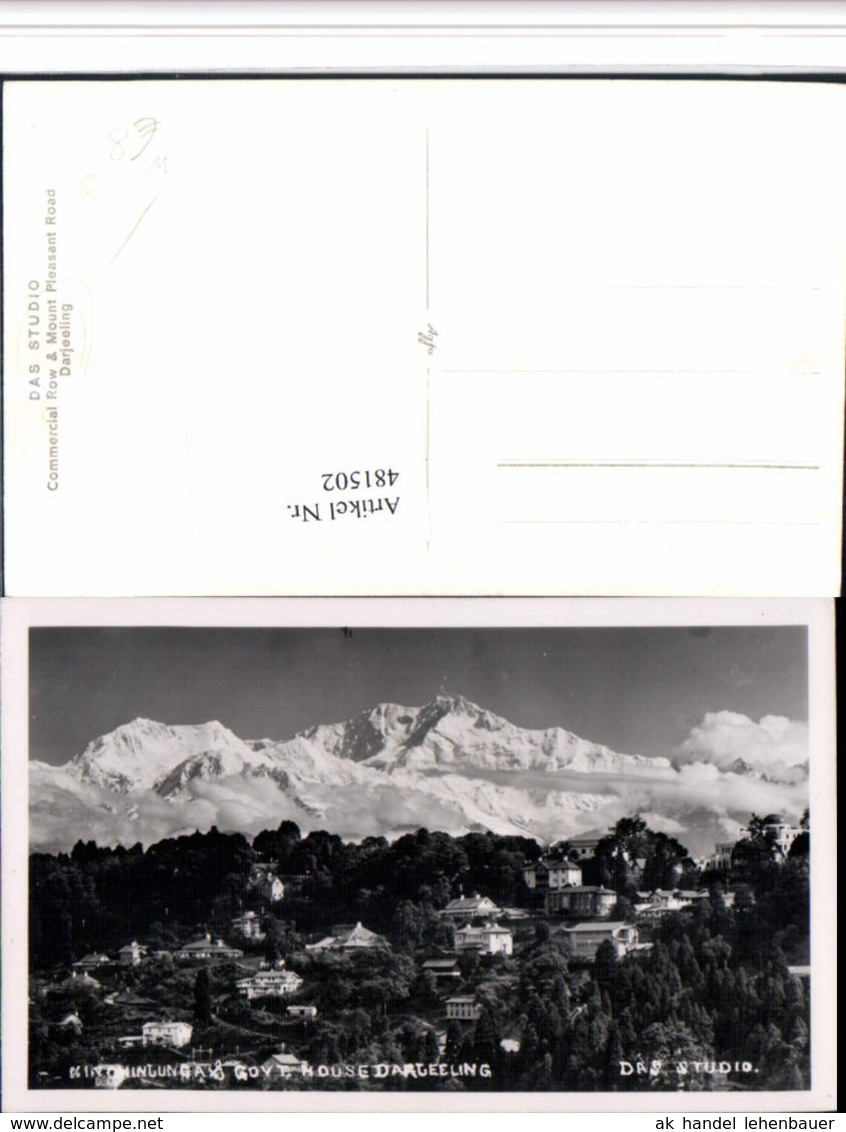 481502,India Darjeeling Kanchenjunga Bergkulisse - Indien