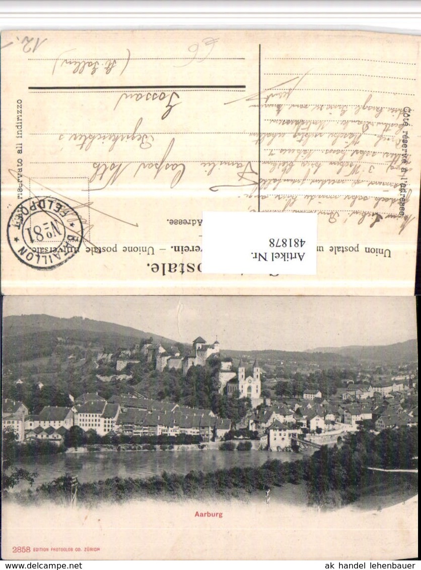 481878,Aarburg Totale M. Festung Kt Aargau - Aarburg