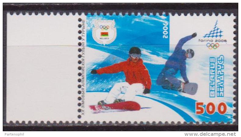 BIELORUSSIA WINTRER OLIMPIC GAMES TORINO OLIMPIADI INVERNALI 1 V.   MNH - Hiver 2006: Torino