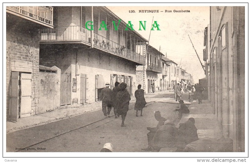 SENEGAL - RUFISQUE -  Rue Gambetta - Senegal