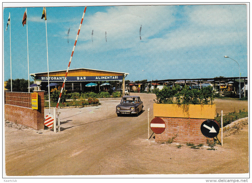 Vada - Livorno: RENAULT 8 - Ristorante Bar Alimentari - Camping 'Rada Etrusca' - (Italia) - Passenger Cars