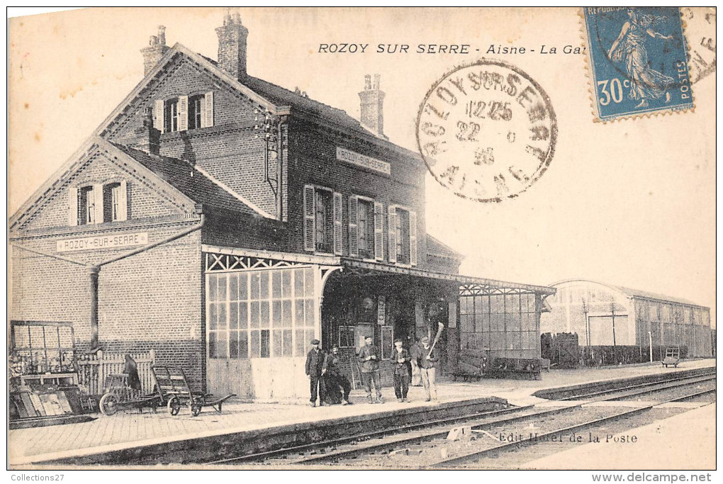 02-ROZOY-SUR-SERRE- LA GARE - Vervins