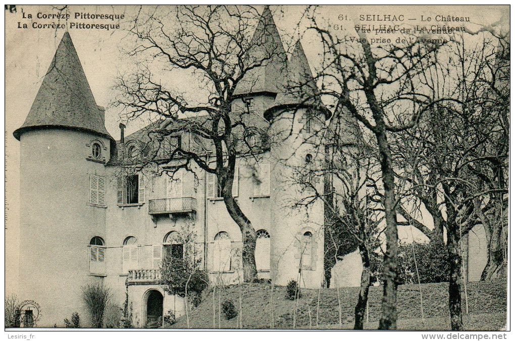 CPA -  SEILHAC - LE CHATEAU - 61 - VUE PRISE DE L'AVENUE - T. B. E. - Autres & Non Classés