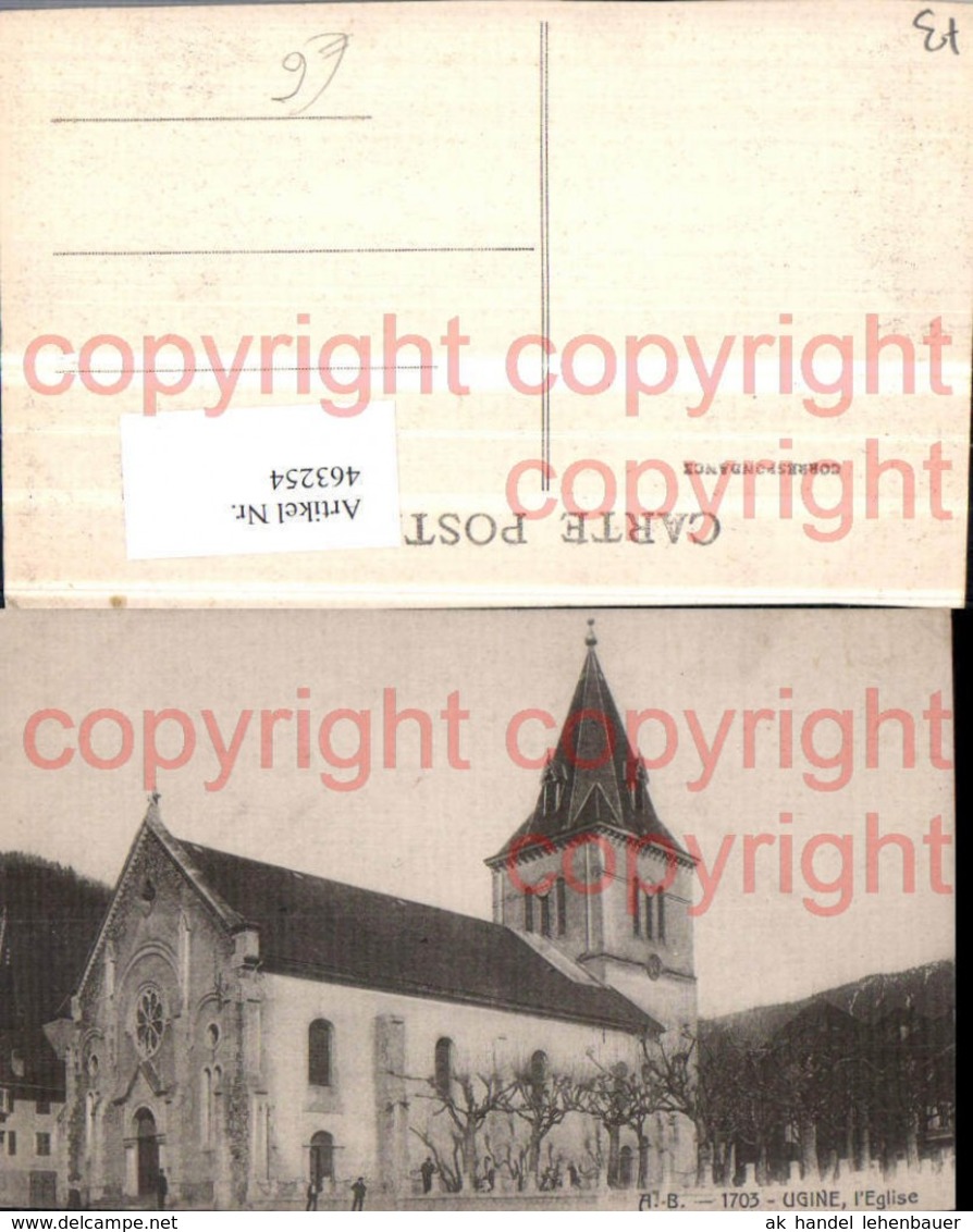 463254,Rhone-Alpes Savoie Ugine Eglise Kirche - Sonstige & Ohne Zuordnung