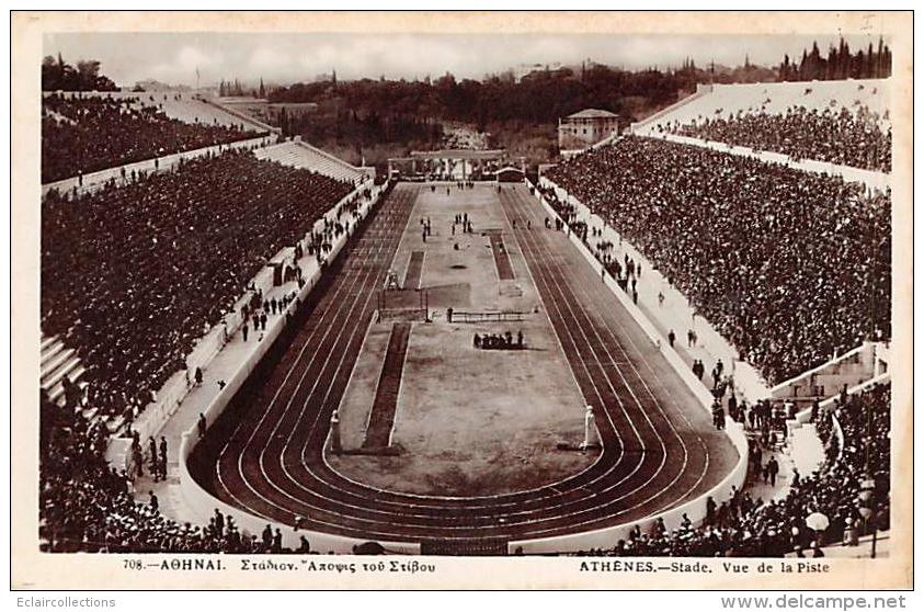 Sport. Jeux Olympiques Athènes  . Le Stade - Autres & Non Classés