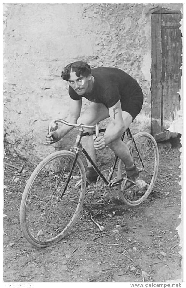 Sport.  Cyclisme  Coureur A Identifier .  Carte Photo. - Wielrennen