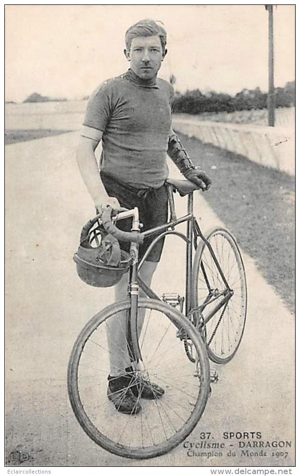 Sport.  Cyclisme   Darragon. Champion Du Monde 1907 - Radsport