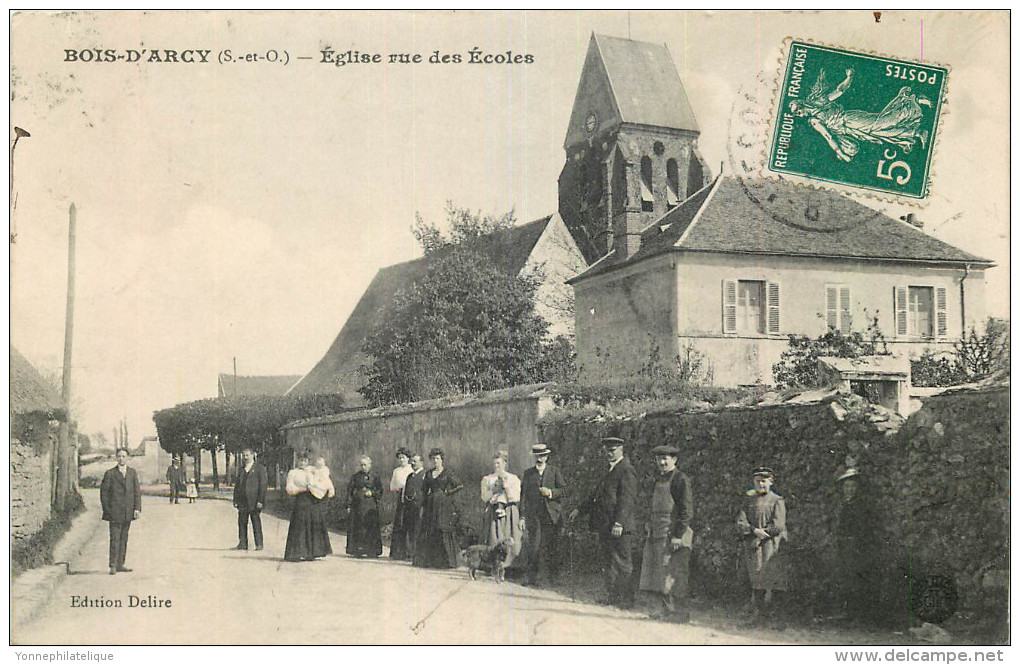 78 - BOIS D'ARCY - Eglise - Rue Des écoles - Bois D'Arcy