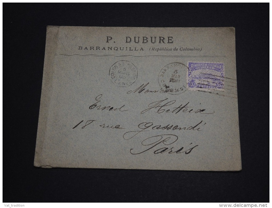 COLOMBIE - Enveloppe De Barranquilla Pour La France - A Voir - L 947 - Colombie