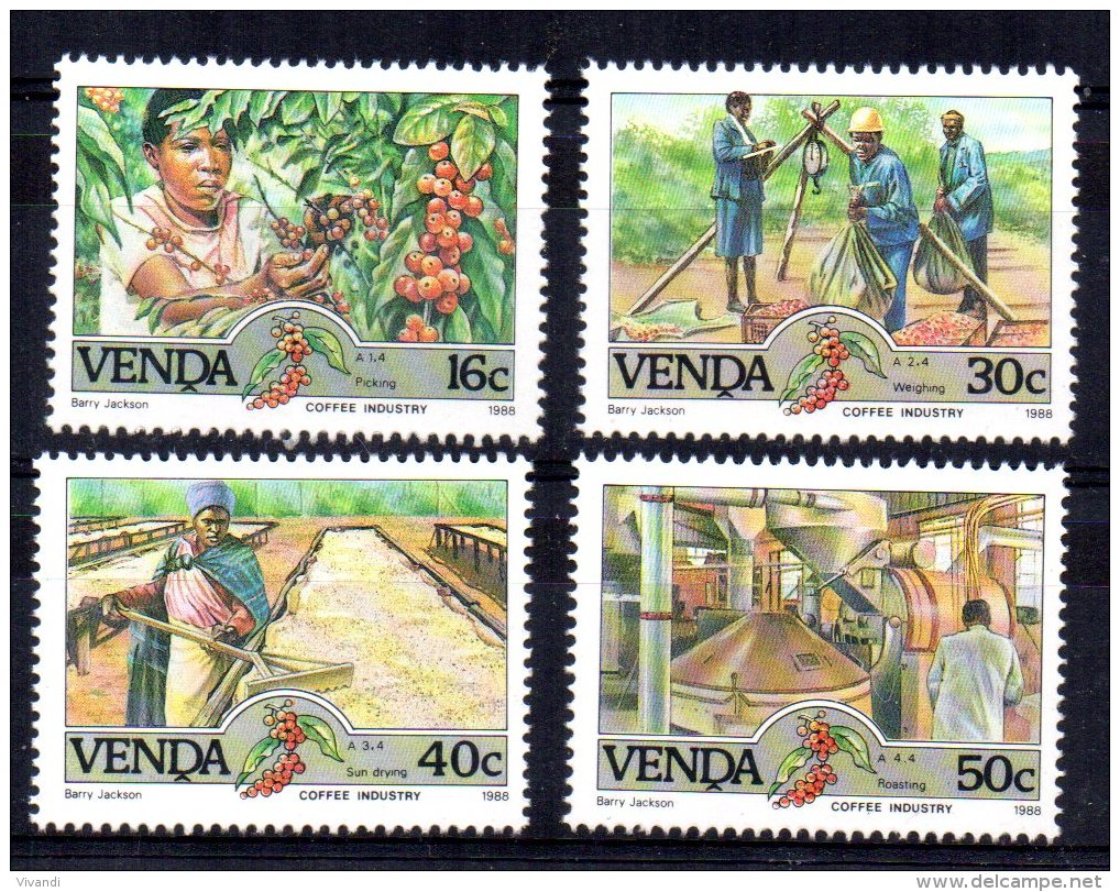 Venda - 1988 - Coffee Industry - MNH - Venda