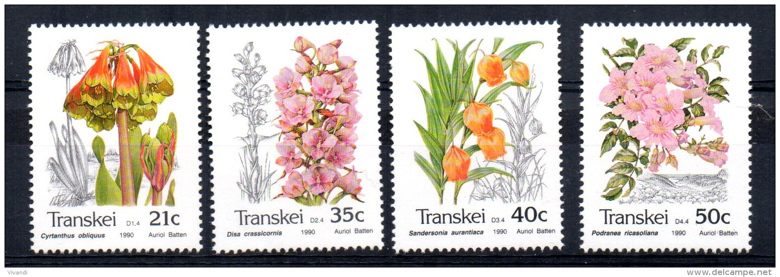 Transkei - 1990 - Flowers - MNH - Transkei