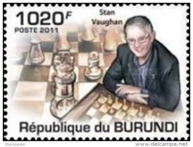 BURUNDI 2011 CHESS 4 Values Set + Miniature Sheet MNH - Unused Stamps