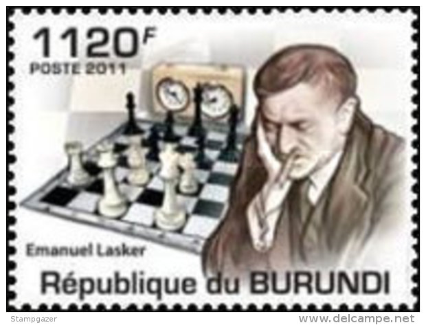 BURUNDI 2011 CHESS 4 Values Set + Miniature Sheet MNH - Unused Stamps