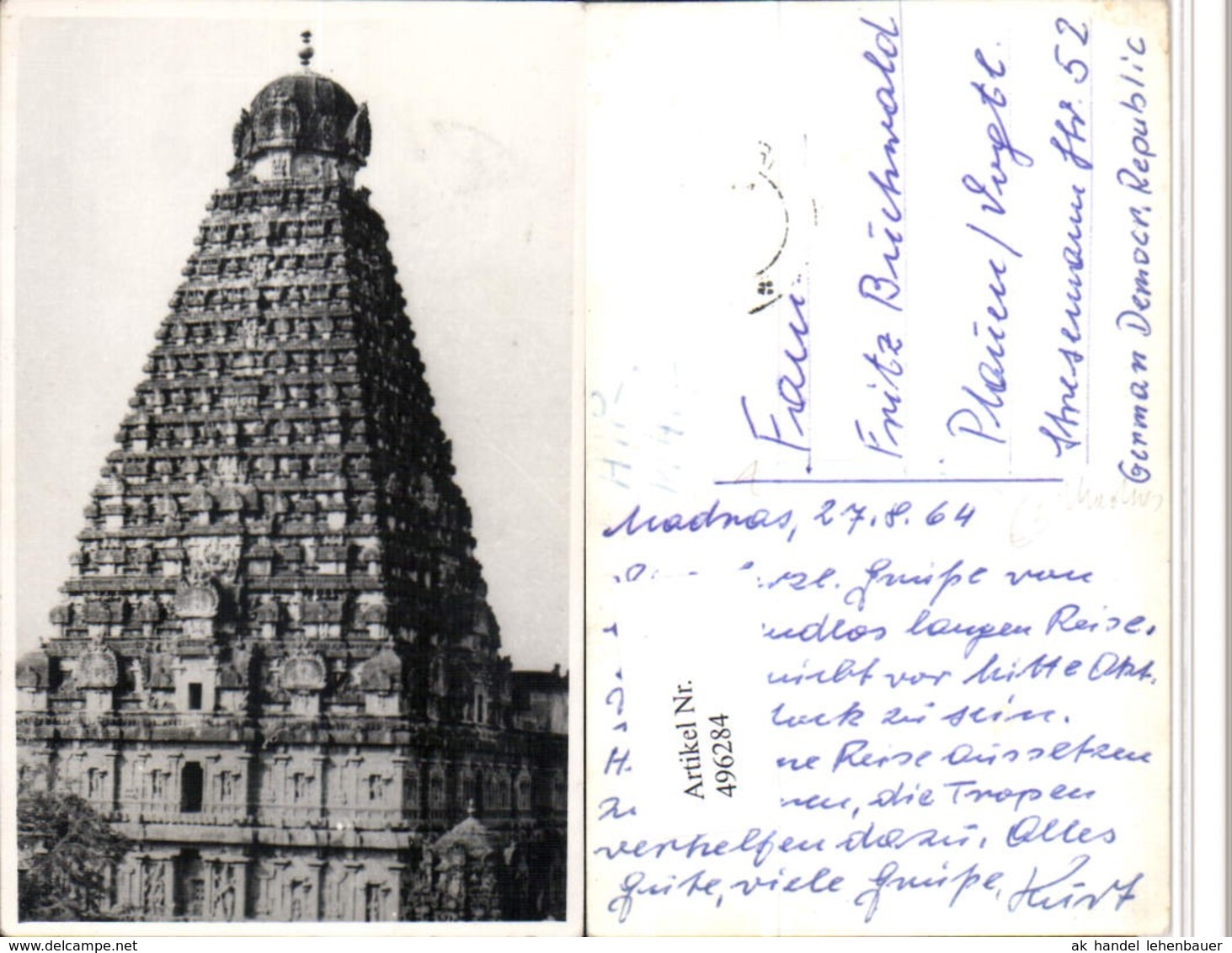 496284,Foto AK India Madras Chennai Tempel - India