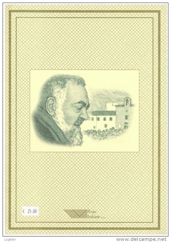 Filatelia - BEATIFICAZIONE DI PADRE PIO   ANNO 1999  SPECIALE OFFERTA DI FOLDERS EMESSI DALLE POSTE ITALIANE - Pochettes