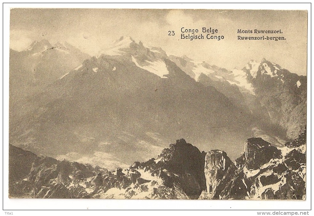 S5067 - Congo Belge (N°23) - Monts Ruwenzori - Belgian Congo