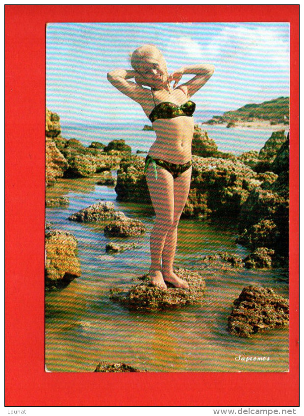 Pin-Ups : Femme (Mode , Maillot De Bain) Nu (non écrite, édition Sapromos)N°4021 Jolie Baigneuse - Pin-Ups