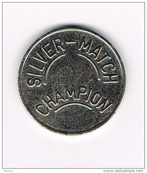 °°° PENNING   SILVER - MATCH  CHAMPION - Elongated Coins