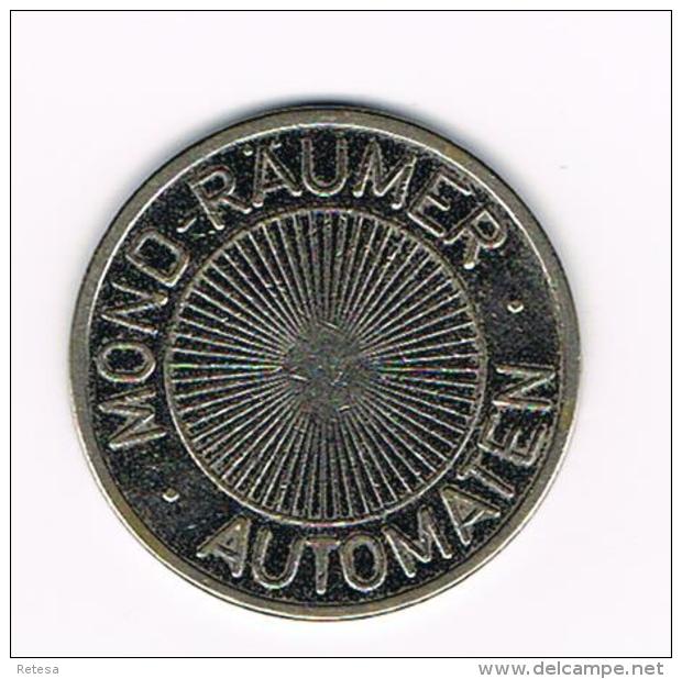 °°°  JETON MOND - RÄUMER  AUTOMATEN - Professionnels/De Société