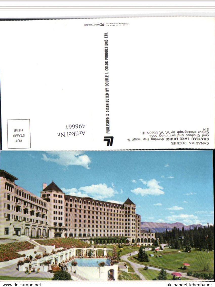 496667,Alberta Chateau Lake Louise Hotel Pool - Sonstige & Ohne Zuordnung