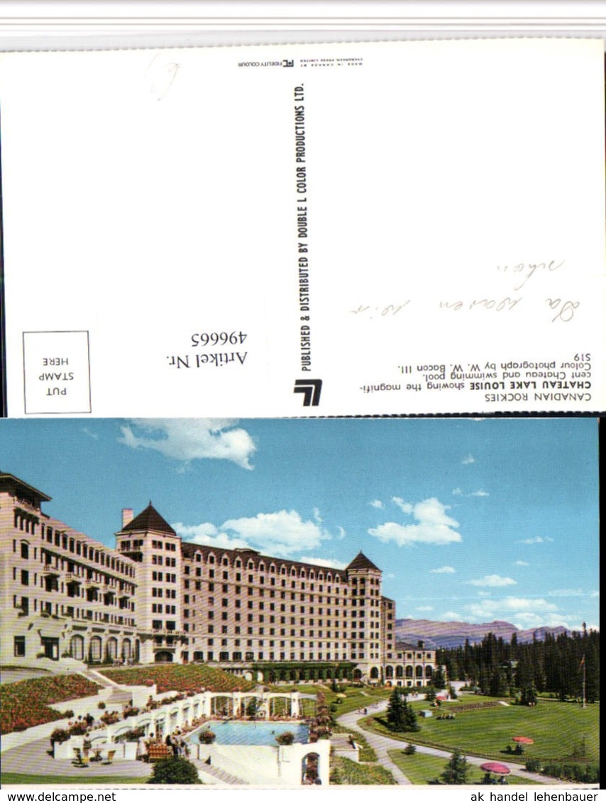 496665,Alberta Chateau Lake Louise Hotel Pool - Sonstige & Ohne Zuordnung