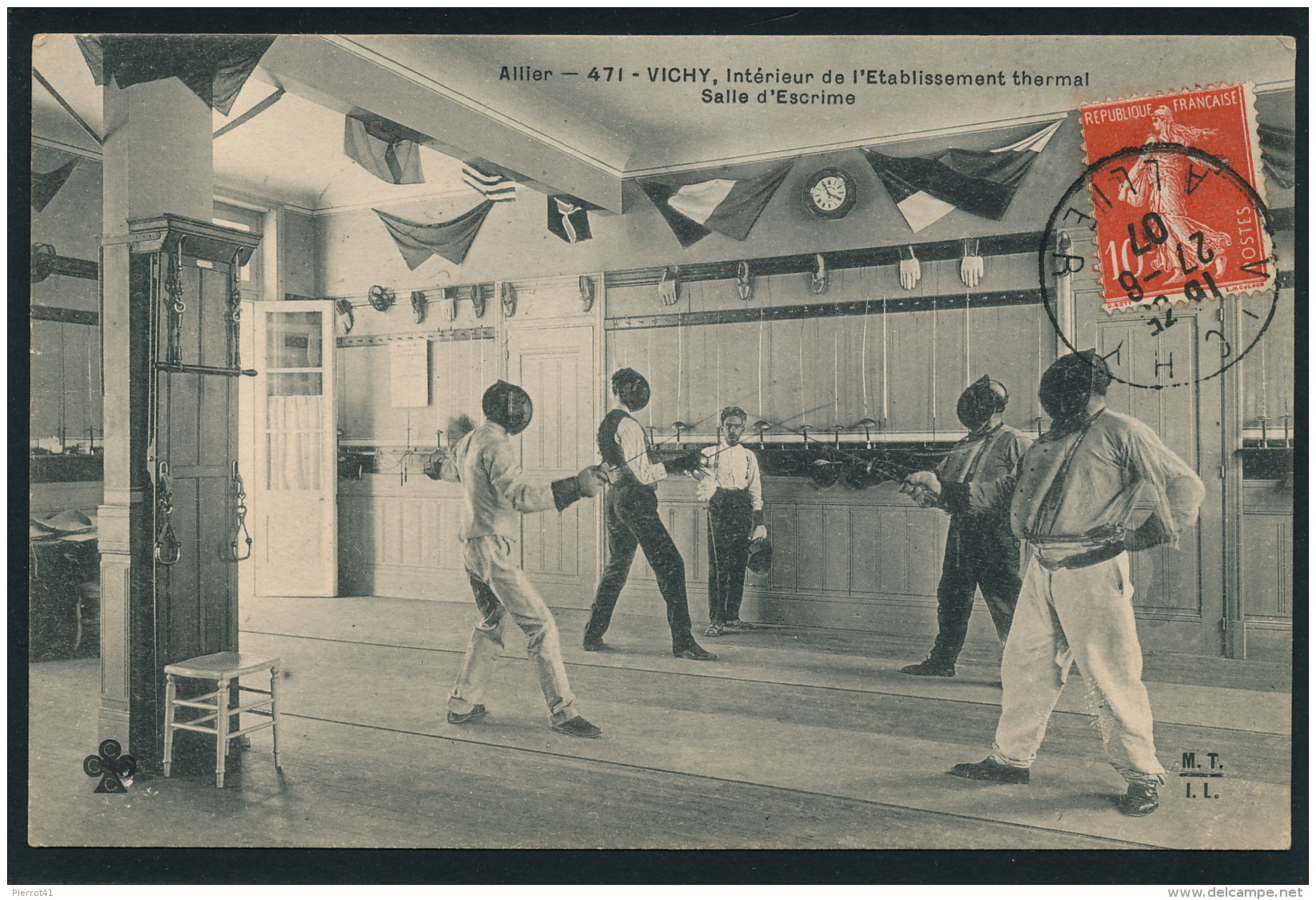 SPORTS - ESCRIME - VICHY - Intérieur De L'Établissement Thermal - Salle D' Escrime - Fencing