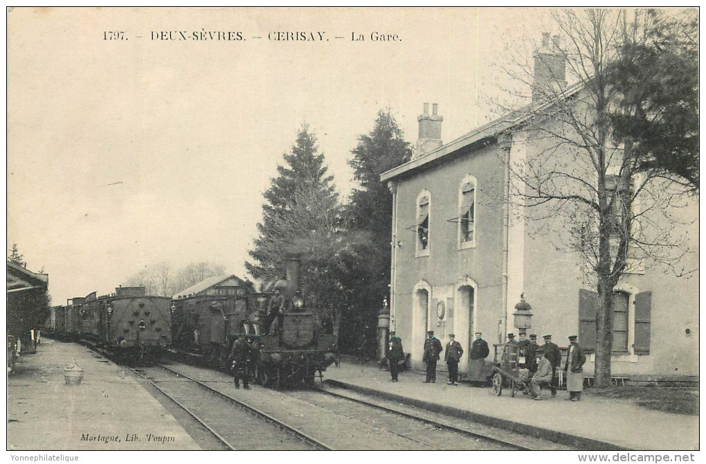 79 - CERISAY - Gare - Chemin De Fer - Train - Cerizay